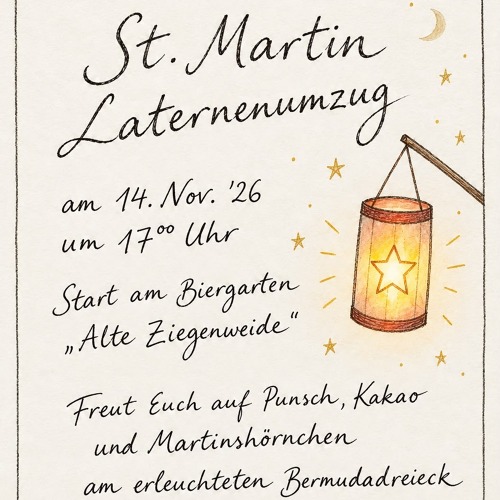 KGA Alte Ziegenweide l&auml;dt ein zum Laternenumzug